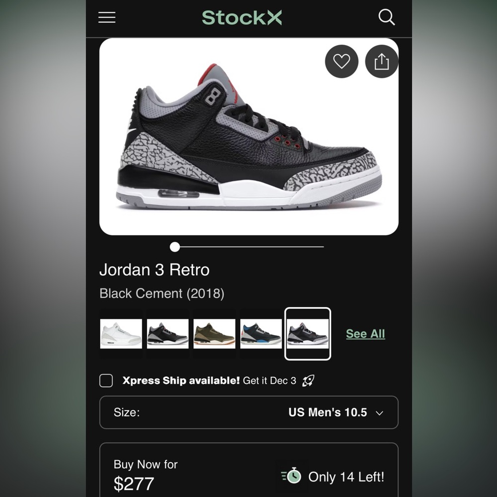 Jordan Retro 3 - Picture 6 of 6